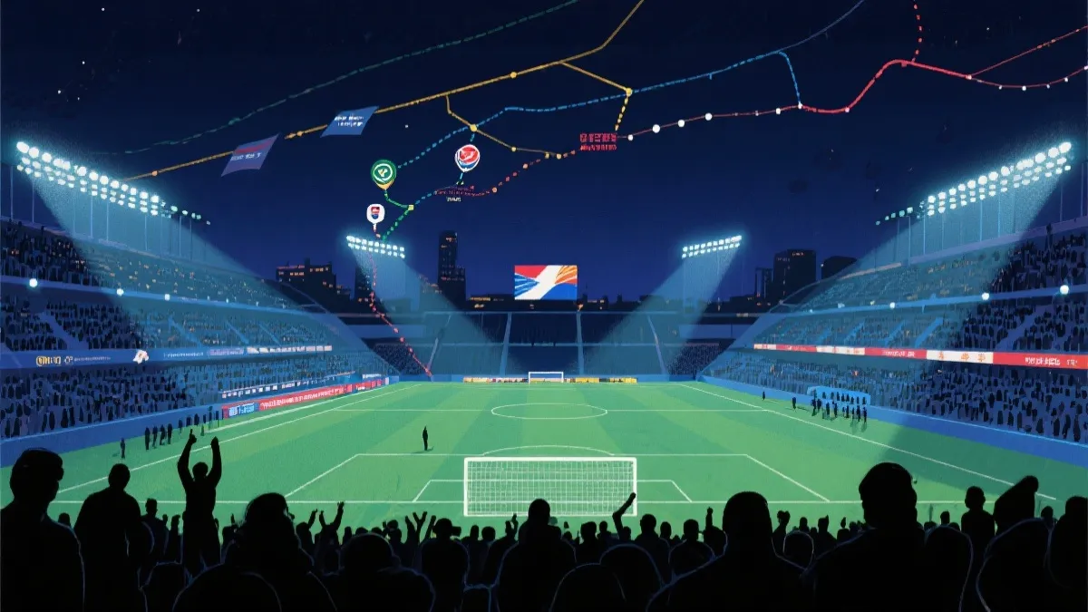 2026世界杯赛场想象图：北美球场、三国主办、强队对决氛围